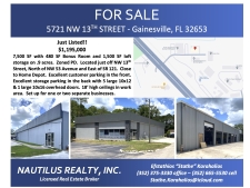 Industrial for sale in Gainesville, FL
